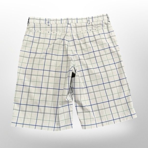 Nike Golf Shorts Plaid Pattern Casual Athletic Performance - Men's Size 36 - Picture 3 of 9